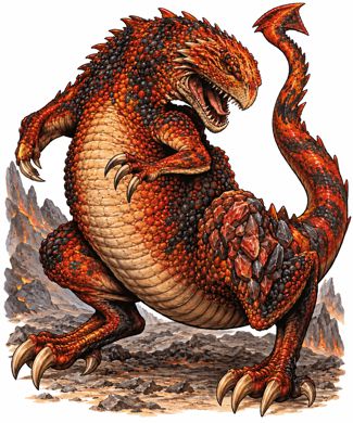 Drake (Athas), Fire