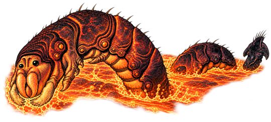 Drake, Lesser (Athas), Magma