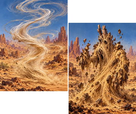 Elemental (Athas), Lesser, Air/Earth