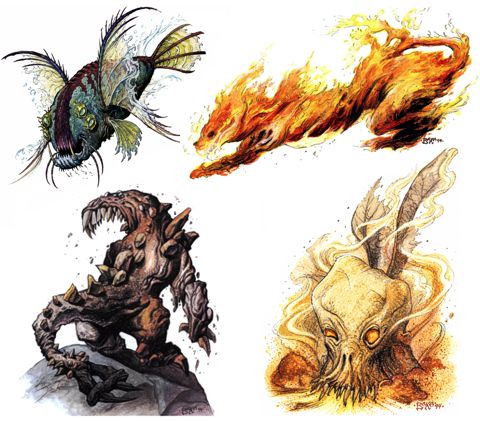 Elemental Beast (Athas), General Information