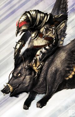 Space Swine mounted by a dohwar