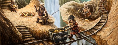 Des mineurs au travail